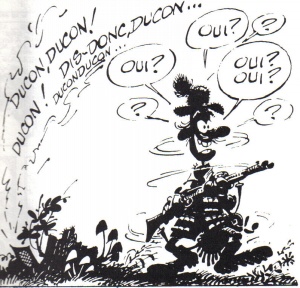 la chasse....